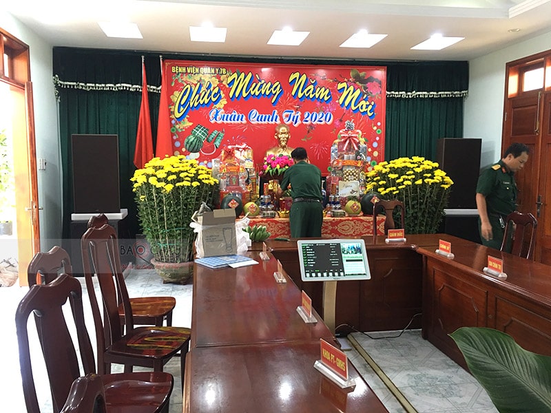 Lắp dàn âm thanh hội trường cho bệnh viện quân y ở Biên Hòa
