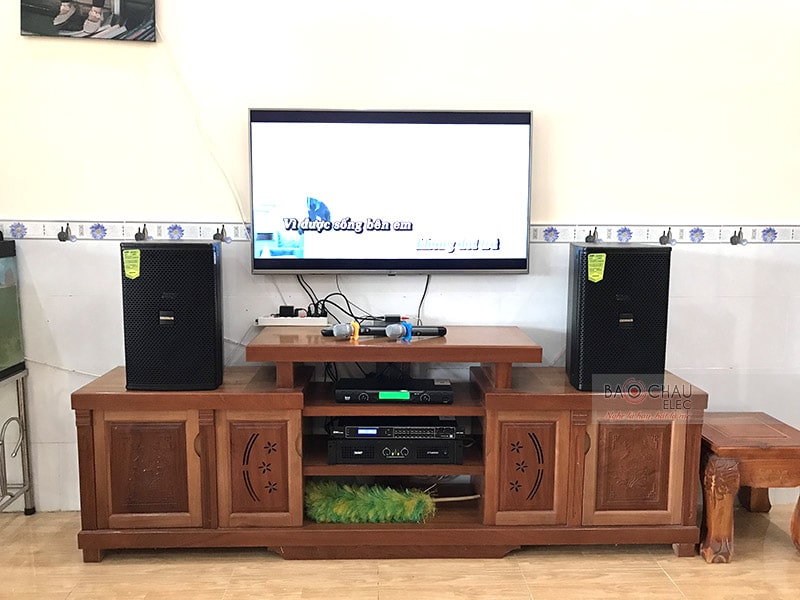 Bộ dàn karaoke Domus của gia đình anh Chí ở Biên Hòa h4