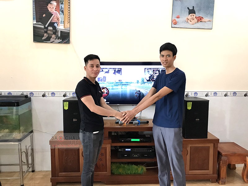 Bộ dàn karaoke Domus của gia đình anh Chí ở Biên Hòa h5