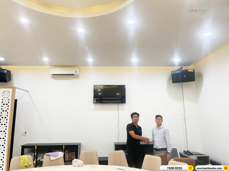 Lắp đặt hệ thống âm thanh phòng họp cho công ty TNHH Hào Hưng Quảng Ngãi (XS12, APP MZ66, VM640A, BPR-8500, W88PLUS, VietK Pro 6TB, VIETK 22, Bksound M8, VM300, 12U)