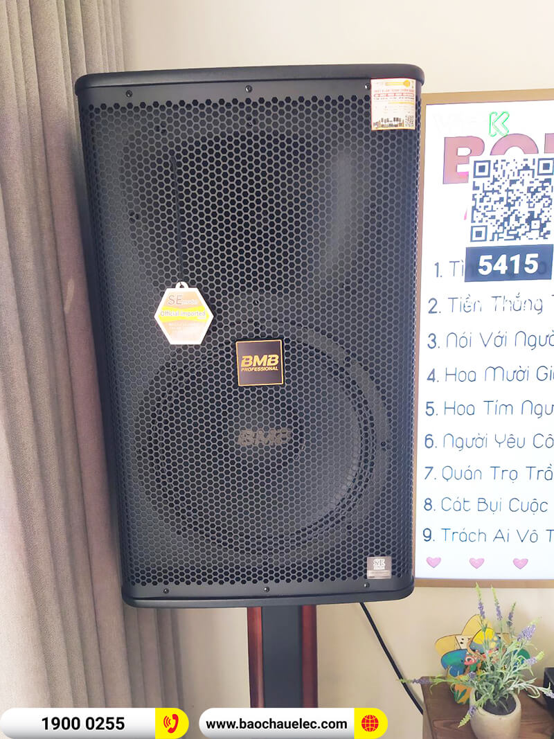 Lắp đặt dàn karaoke trị giá gần 100 triệu cho chị Dương ở Hà Nội (CSS 1212SE, DAD 950, KX180A, JBL A120P, VM300, 4K Plus 4TB, Màn 22inch)
