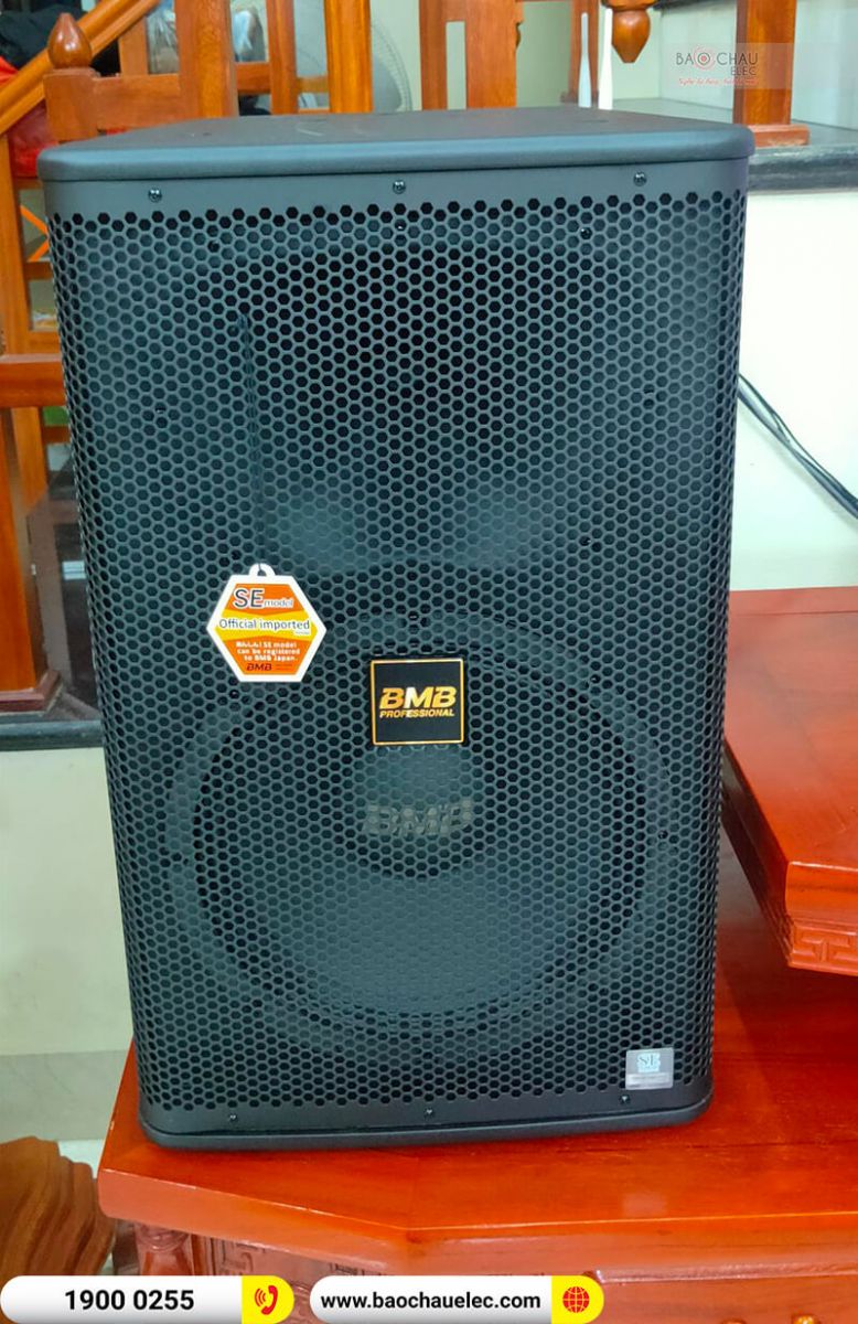 Lắp đặt dàn karaoke BMB trị giá gần 115 triệu cho anh Khuynh ở Hưng Yên (BMB CSS 1212SE, BMB DAD 950, BMB KSP 50, BMB CSW-115, BMB WB-5000)