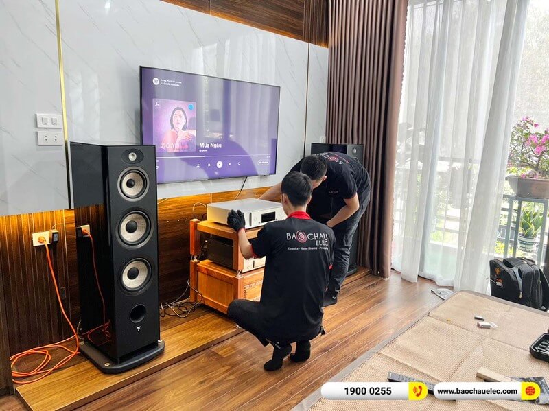 Lắp đặt dàn nghe nhạc trị giá gần 400 triệu cho anh Tuấn tại Phú Thọ (Focal Aria 948, Accuphase E4000, Marantz SACD 30N, JBL Studio 660P, Furutech ETP 80S NCF)
