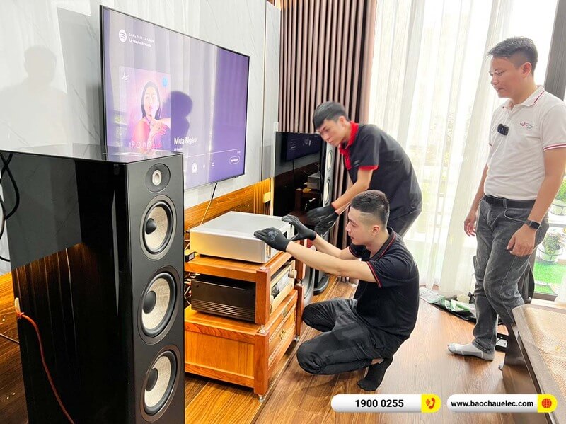 Lắp đặt dàn nghe nhạc trị giá gần 400 triệu cho anh Tuấn tại Phú Thọ (Focal Aria 948, Accuphase E4000, Marantz SACD 30N, JBL Studio 660P, Furutech ETP 80S NCF)
