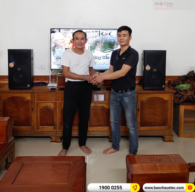 Lắp đặt dàn karaoke trị giá gần 40 triệu cho anh Thái ở Nghệ An (BMB CSS 1210SE, APP Mz-66, BKSound X6 Luxury, BCE UGX12)