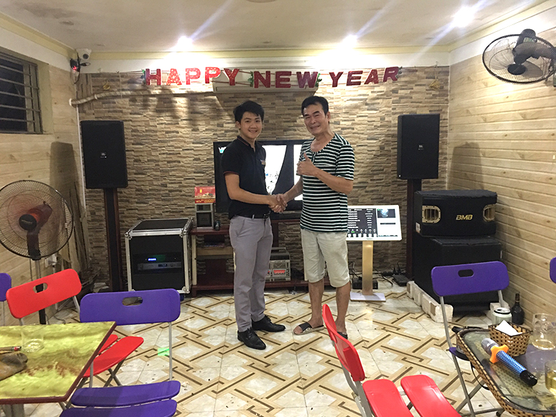 Lắp đặt dàn karaoke cho quán cafe Bảo Dương ở Bắc Giang
