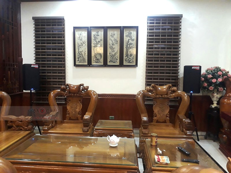 Dàn karaoke gia đình chị Thoa ở Đông Vệ, Thanh Hóa h4