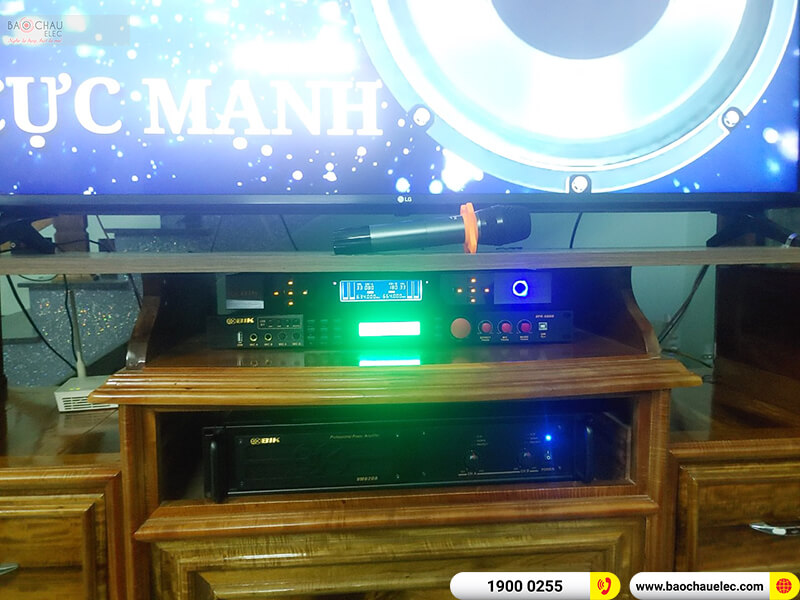 Lắp đặt d&agrave;n karaoke BIK trị gi&aacute; hơn 39 triệu đồng cho anh Cường&nbsp;tại Thanh H&oacute;a&nbsp;(BSP 410II, VM 620A, BPR-5600, BJ-W25A, BJ-U500)