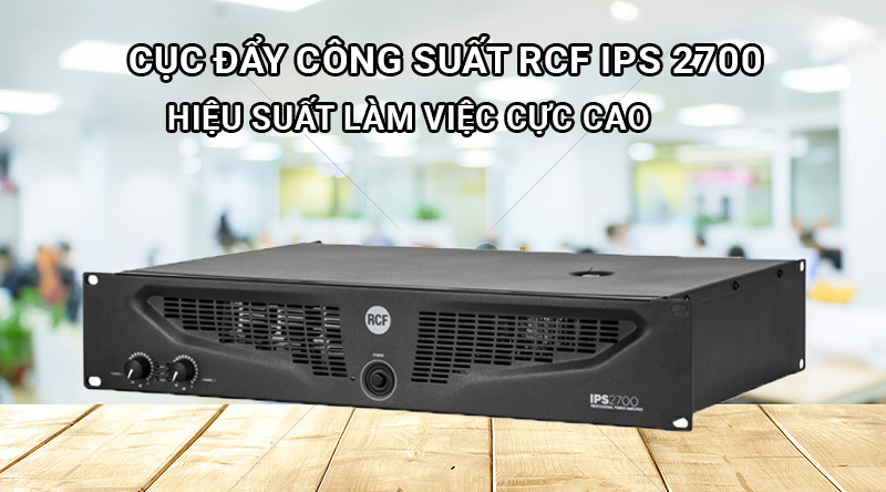 Cục đẩy công suất RCF IPS 2700 (Ảnh 3)