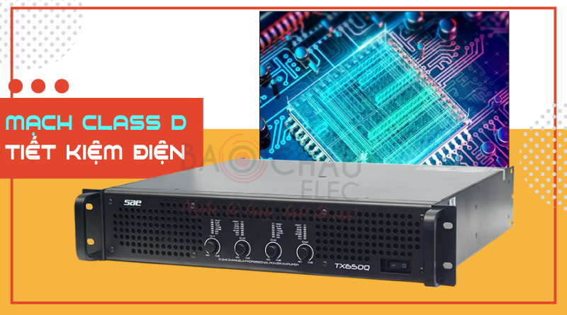 SAE TX650Q là mẫu cục đẩy 4 kênh công suất khủng