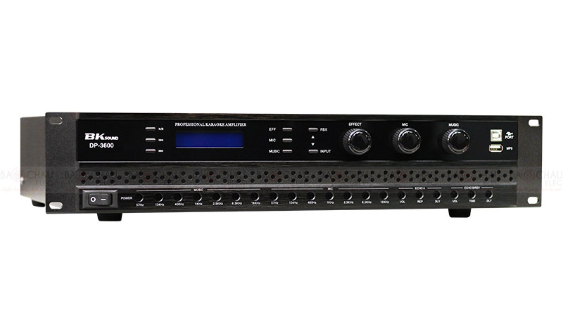 Cục đẩy liền vang BKsound DP3600 xử lý âm thanh chuyên nghiệp