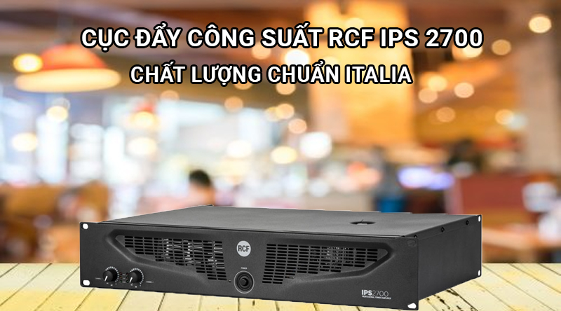 Cục đẩy công suất RCF IPS 2700 (Ảnh 1)