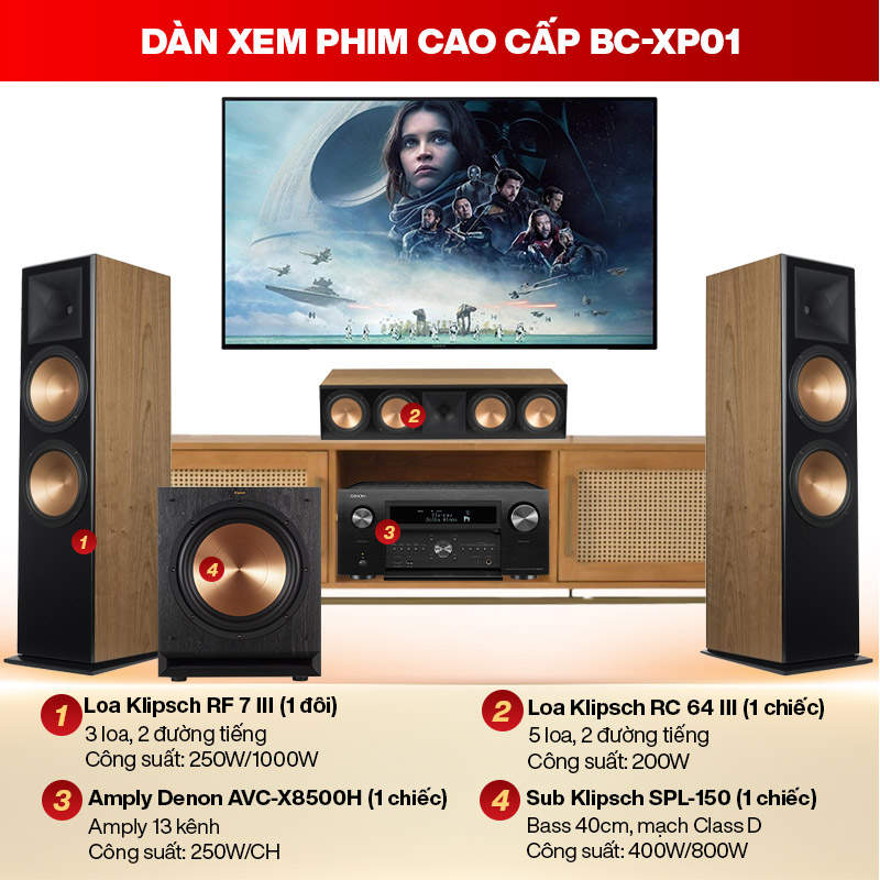 Dàn xem phim cao cấp BC-XP01