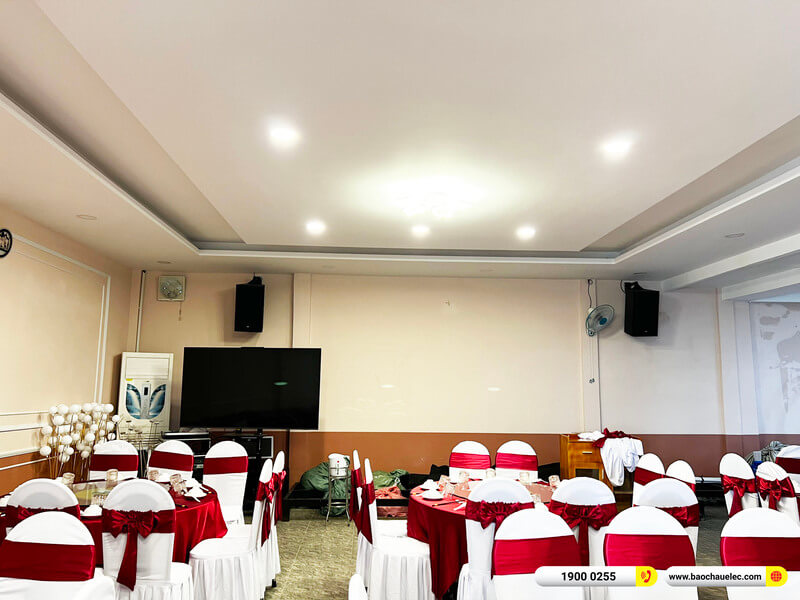 Lắp đặt 7 phòng karaoke gần 266tr cho nhà hàng ẩm thực Hòa Phú ở TPHCM (RCF X-MAX 12, X-MAX 10, VM 630A, CA-J602, BPR-5600...)