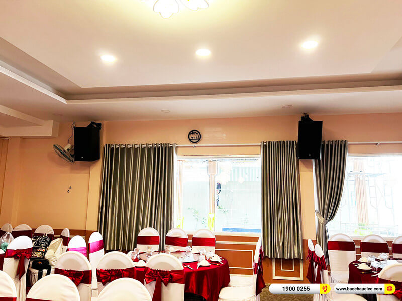 Lắp đặt 7 phòng karaoke gần 266tr cho nhà hàng ẩm thực Hòa Phú ở TPHCM (RCF X-MAX 12, X-MAX 10, VM 630A, CA-J602, BPR-5600...)