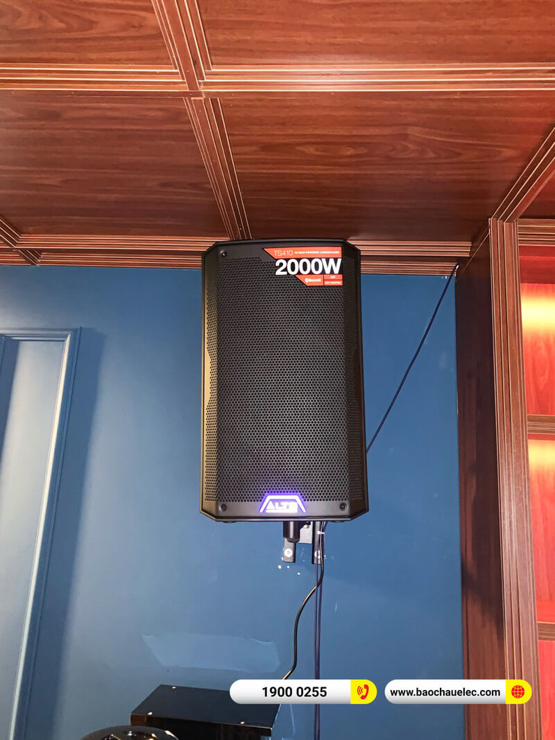 Lắp đặt dàn âm thanh Alto gần 32tr cho quán pub Post Box ở TPHCM (Alto TS410, BKSound KP500, SW612-C, BBS W500)