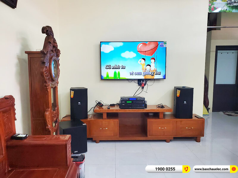 Lắp đặt dàn karaoke JBL 44tr cho anh Bài tại Hà Nội (JBL XS10, VM 620A, BKSound KP500, BJ-W25AV, BCE U900 Plus X)