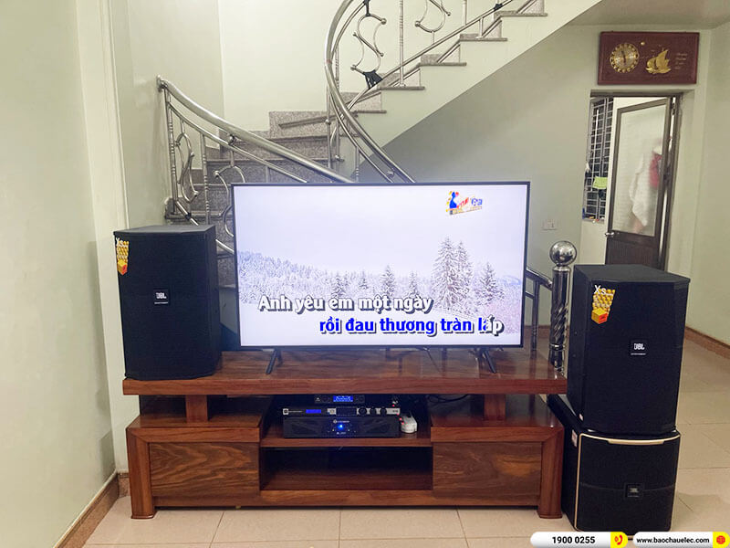 Lắp đặt dàn karaoke JBL gần 72tr cho anh Bình ở Hải Phòng (JBL XS12, Crown Xli2500, KX180A, Pasion 12SP, VM200)