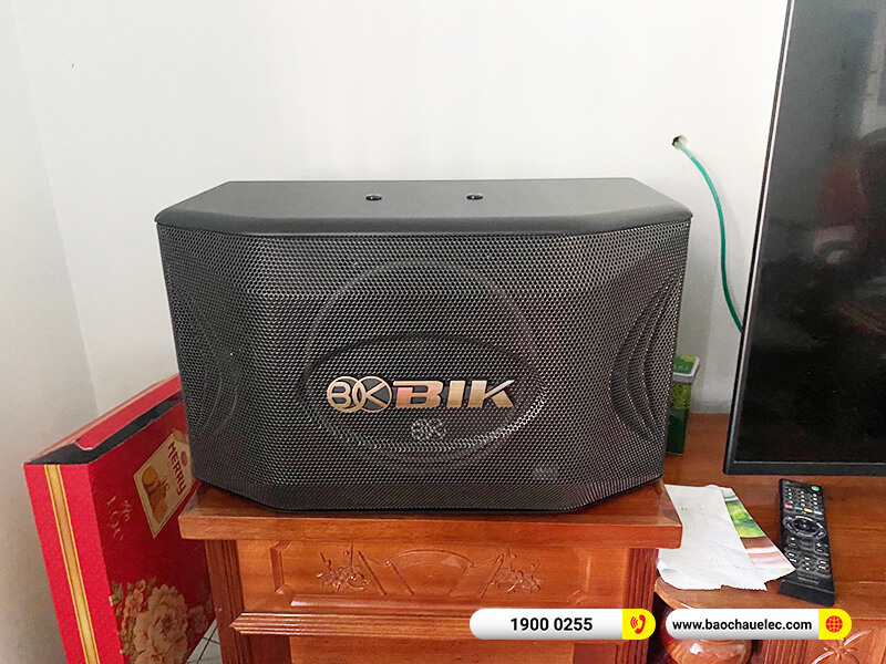 Lắp đặt dàn karaoke trị giá hơn 15 triệu cho anh Chiến tại Hải Phòng (BIK BQ-S63, BKSound DP-3600 New, BIK BJ-U100)