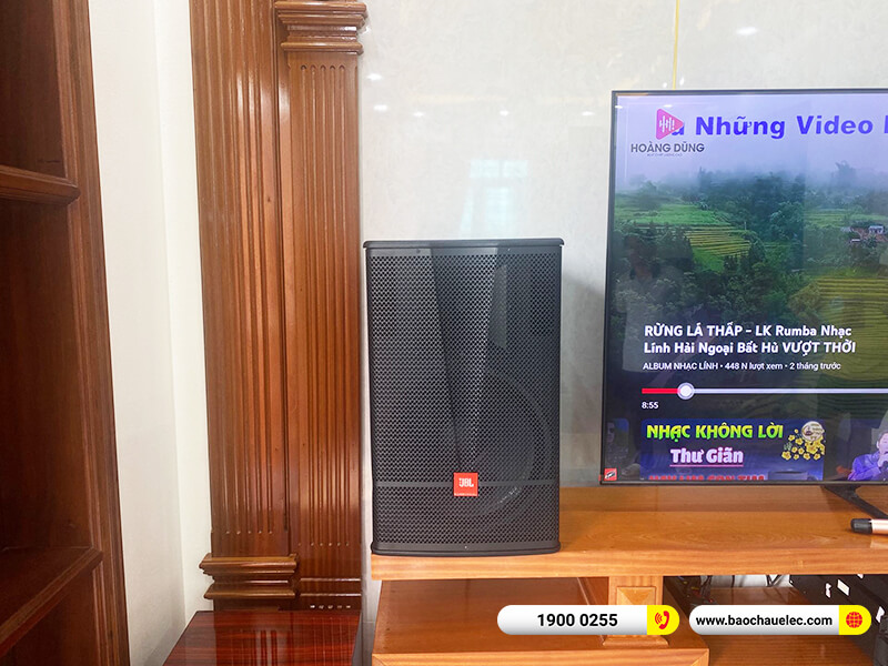 Lắp đặt dàn karaoke trị giá gần 60 triệu cho anh Cương tại Hải Dương (JBL CV1570, BIK VM 820A, Bksound X6 Luxury, SW815, BCE UGX12 Gold)