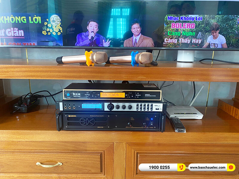 Lắp đặt dàn karaoke trị giá gần 60 triệu cho anh Cương tại Hải Dương (JBL CV1570, BIK VM 820A, Bksound X6 Luxury, SW815, BCE UGX12 Gold)