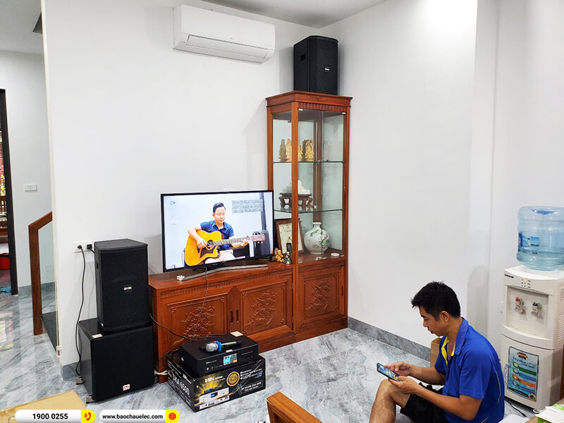 Lắp đặt dàn karaoke BIK 27tr cho anh Đông ở Hà Nội (BIK BSP 410II, BKSound DKA 6500, BKSound SW512)