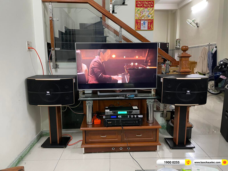 Lắp đặt dàn karaoke JBL hơn 34tr cho anh Hiền ở TPHCM (JBL Pasion 12, BIK CA-J602, KX180A, BCE UGX12)