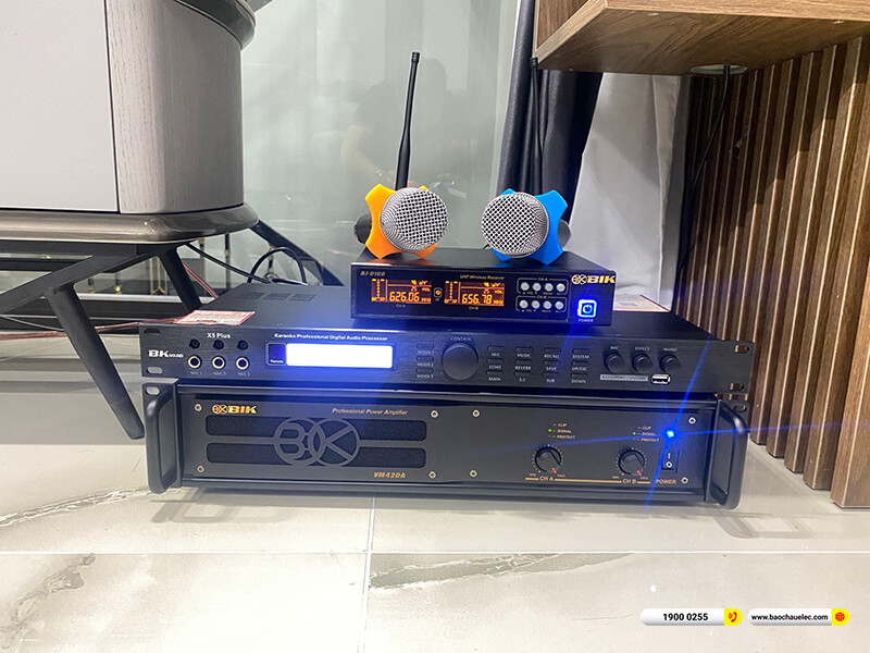 Lắp đặt dàn karaoke BIK hơn 19tr cho anh Huy ở Hải Phòng (BIK BJ S668, VM420A, X5 Plus, BIK BJ-U100)