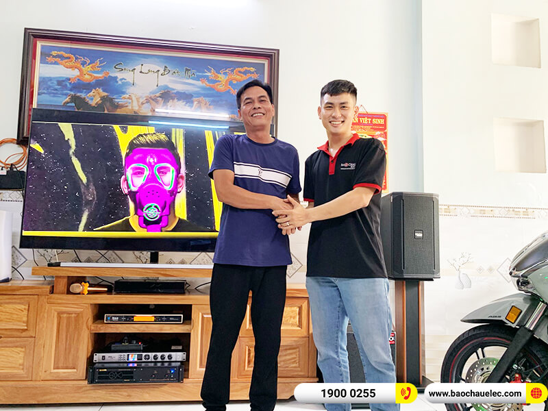 Lắp đặt dàn karaoke trị giá hơn 40 triệu cho anh Khanh tại TPHCM (Denon DN-510, VM 620A, BKSound KX6, TX212S, UGX12 Gold)