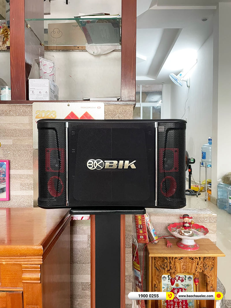 Lắp đặt dàn karaoke BIK gần 23tr cho anh Phú ở TPHCM (BIK BJ S768, SW512C, BKSound DKA 6500 )