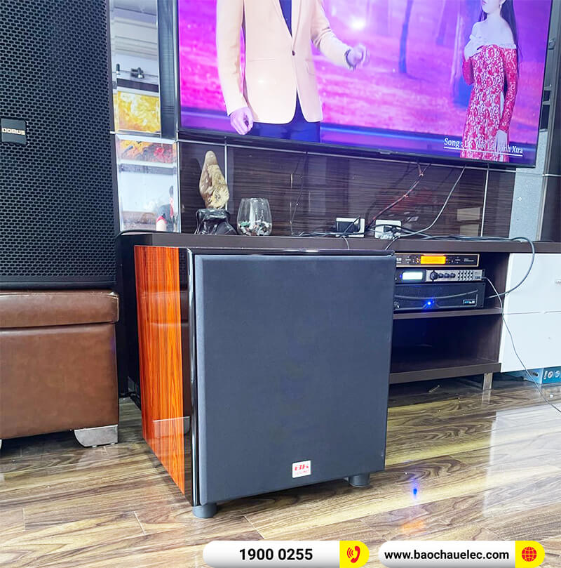 Lắp đặt dàn karaoke trị giá gần 50 triệu cho anh Quang tại Hà Nội (Domus DP6150, APP MZ-156, X6 Luxury, SW815, BCE UGX12 Gold)