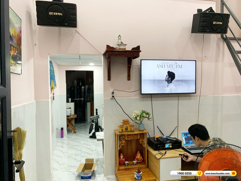 Lắp đặt dàn karaoke BIK gần 14tr cho anh Quang tại TPHCM (BIK BJ S668, BKSound DKA 5500)