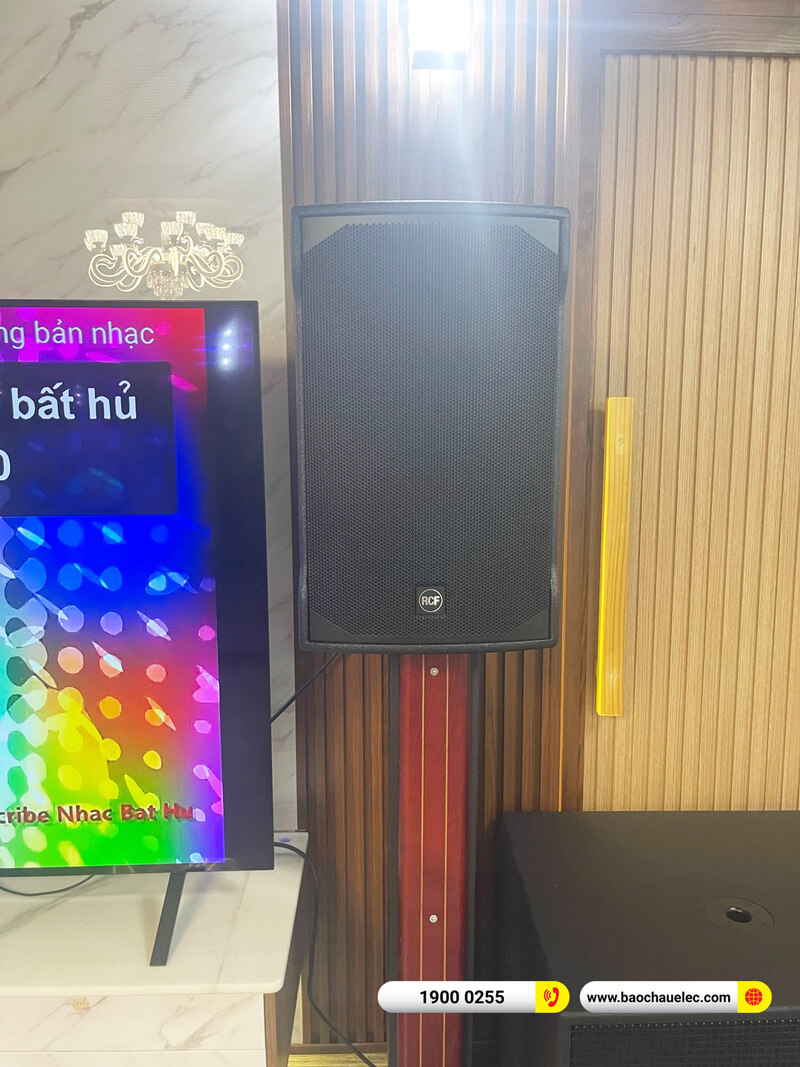 Lắp đặt dàn karaoke RCF gần 97tr cho anh Vinh tại TPHCM (RCF EMAX 3112 MK2, VM 830A, KX180A, KSP-W181, VIP 6000...)