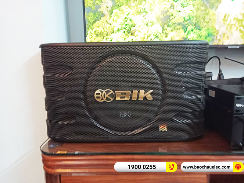 Lắp đặt dàn karaoke trị giá gần 20 triệu cho chị Hà tại Hà Nội (BIK BJ S668, VM420A, X5 Plus, BIK BJ-U100)