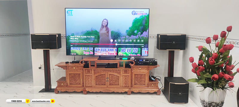 Lắp đặt dàn karaoke JBL hơn 56tr cho chị LiLy Huỳnh ở Trà Vinh (JBL Pasion 12, Denon DA-2600, KX180A, Pasion 12SP, BCE UGX12)