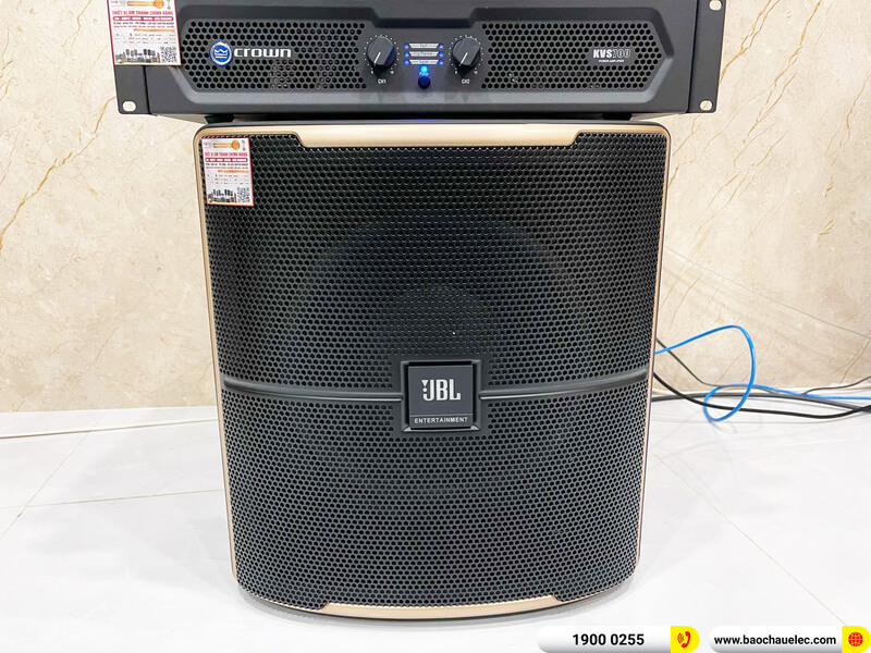 Lắp đặt dàn karaoke JBL 98tr cho chị Trang ở Cần Thơ (JBL KP4012 G2, Crown KVS 700, JBL KX180A, Pasion 12SP, VM300...)