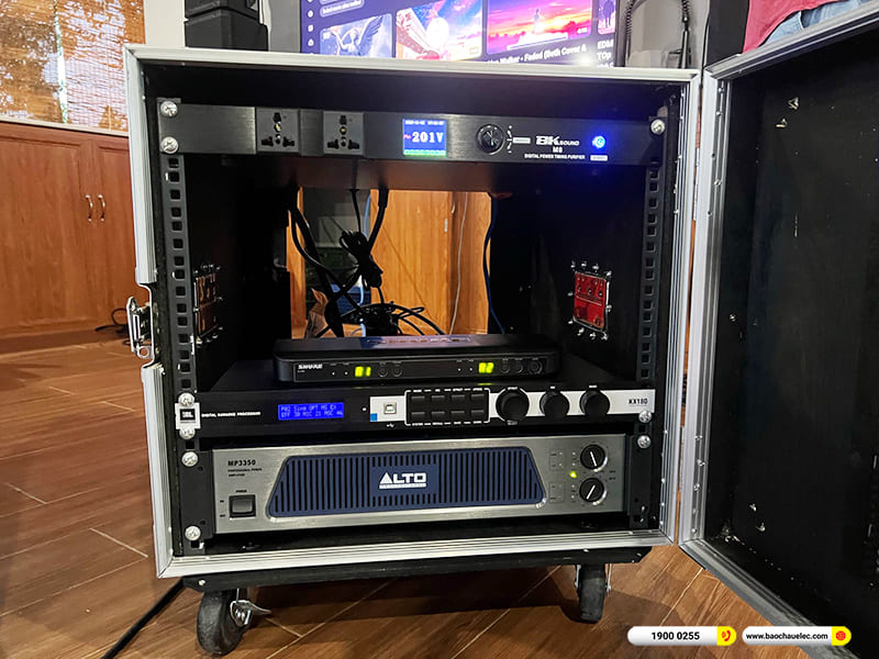 Lắp đặt dàn karaoke RCF gần 220tr cho chú Lộc ở Đồng Nai (RCF ART 912-A, ART 915-A, RCF S 8028 II, MP 3350, KX180A...)