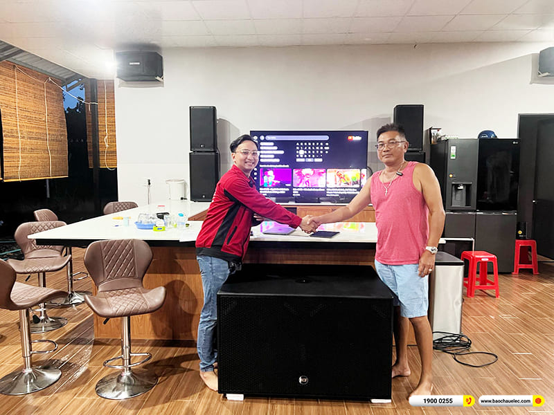 Lắp đặt dàn karaoke RCF gần 220tr cho chú Lộc ở Đồng Nai (RCF ART 912-A, ART 915-A, RCF S 8028 II, MP 3350, KX180A...)