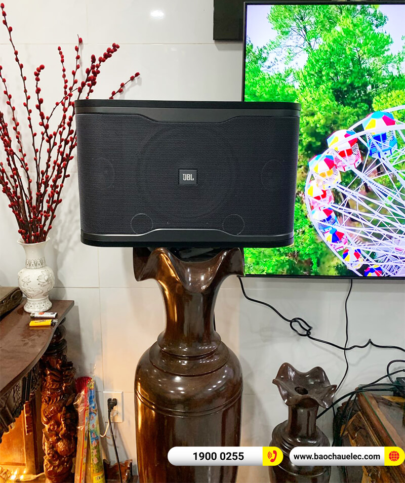 Lắp đặt dàn karaoke trị giá hơn 20tr cho chú Tín ở TPHCM (JBL RM210, JBL KX180A, JBL Wireless )