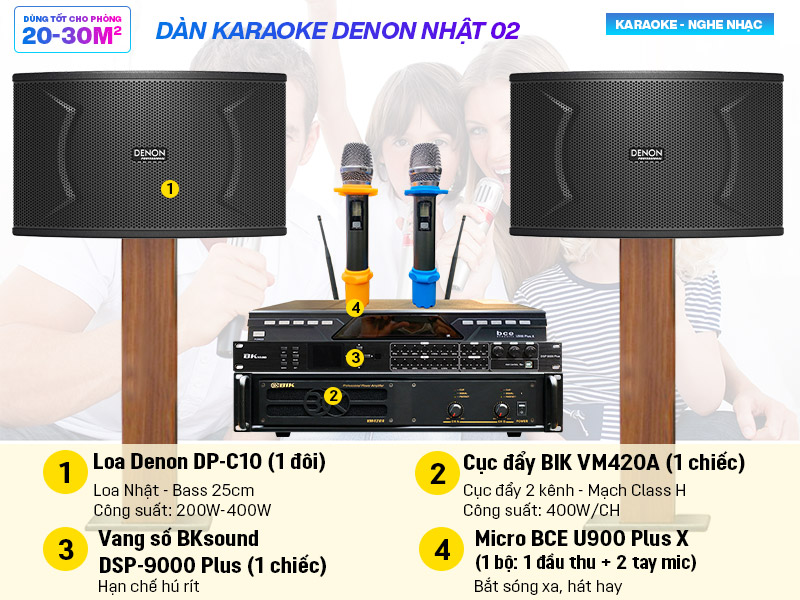 Dàn karaoke Denon Nhật 02