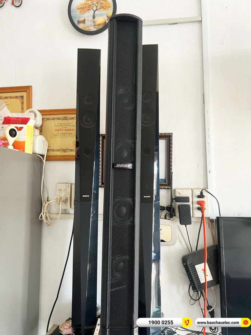 Lắp đặt dàn karaoke di động Bose hơn 48tr cho anh Phúc ở TPHCM (Bose L1 Pro8, JBL KX180A, BBS-S290D)