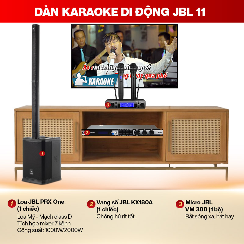 Dàn karaoke di động JBL 11