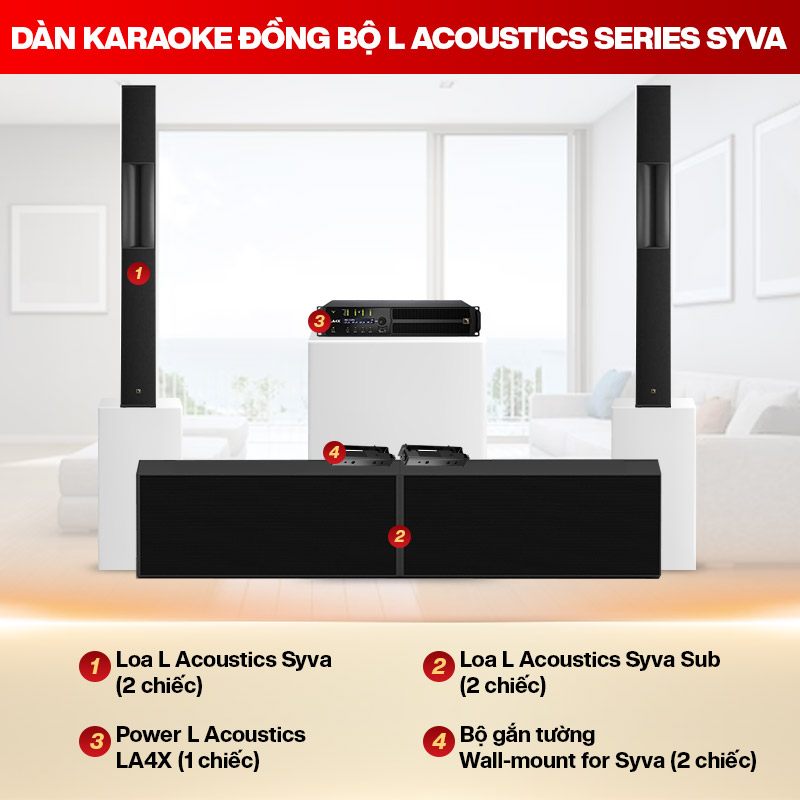 Dàn Karaoke đồng bộ L Acoustics Series Syva