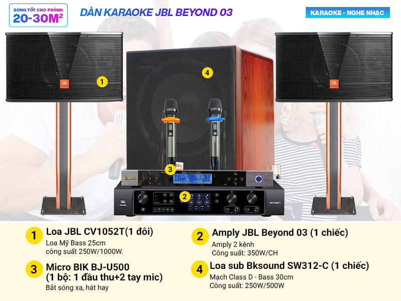Dàn karaoke JBL Beyond 03