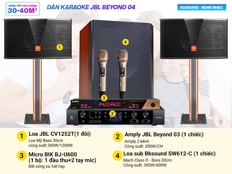 Dàn karaoke JBL Beyond 04