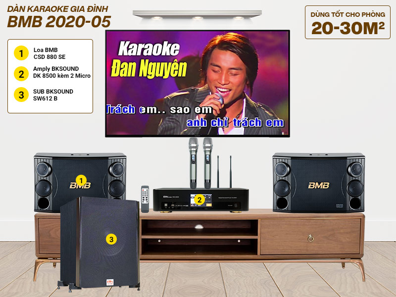 Dàn karaoke gia đình BMB 2020-05