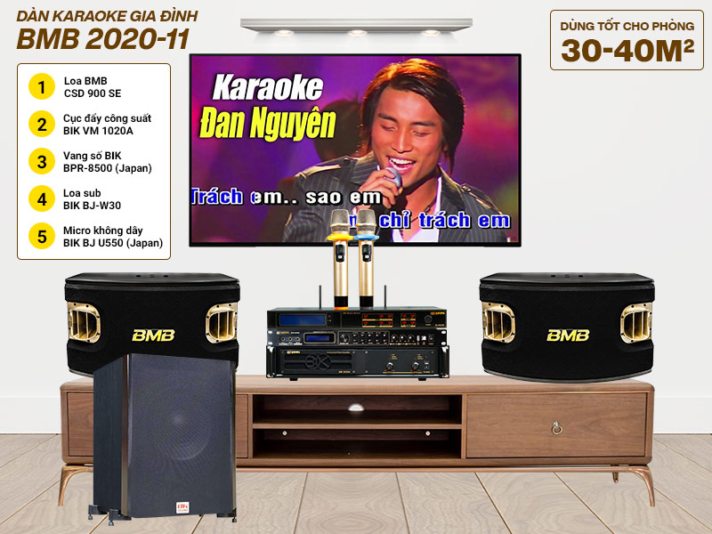 Dàn karaoke gia đình BMB 2020-11