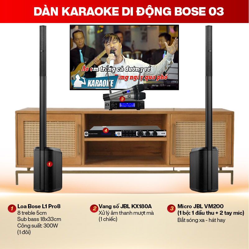 Dàn karaoke di động Bose 03