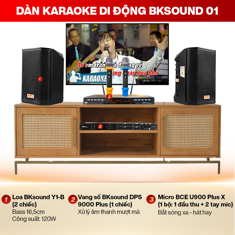 Dàn karaoke di động BKsound 01