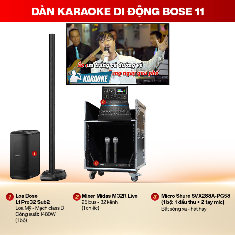 Dàn karaoke di động Bose 11